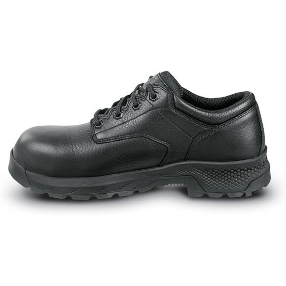 Men's Black Ox Titan EV MaxTrax Alloy Toe Oxford (BLACK) Size 11 - Picture 2 of 6